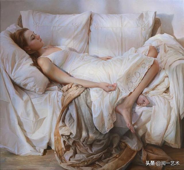 他的美女人体绘画撩人心怀!纯欲完美,令人赞叹