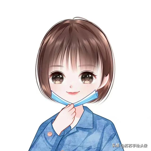 換個(gè)頭像吧，呆萌可愛的女生卡通頭像，減齡又時(shí)尚 太受歡迎了