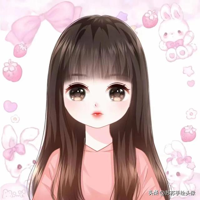 換個(gè)頭像吧，呆萌可愛的女生卡通頭像，減齡又時(shí)尚 太受歡迎了