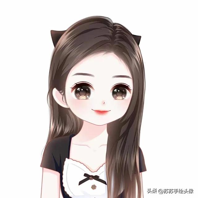 換個(gè)頭像吧，呆萌可愛的女生卡通頭像，減齡又時(shí)尚 太受歡迎了