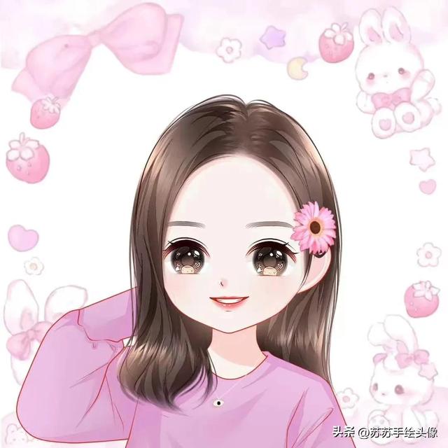 換個(gè)頭像吧，呆萌可愛的女生卡通頭像，減齡又時(shí)尚 太受歡迎了
