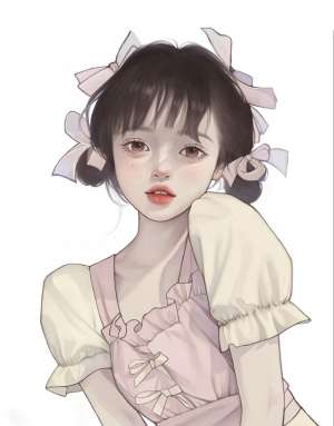 超好看仙氣女生頭像(仙氣飄飄的手繪女生頭像，太美啦)