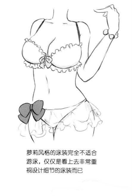「推荐」动漫美少女泳装怎么画?教你如何绘制萝莉美少女泳装