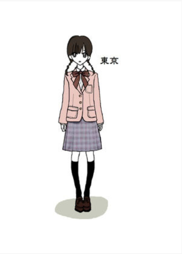 日本47都道府县的女生校服,你喜欢哪一款,在评论区留下你的选择