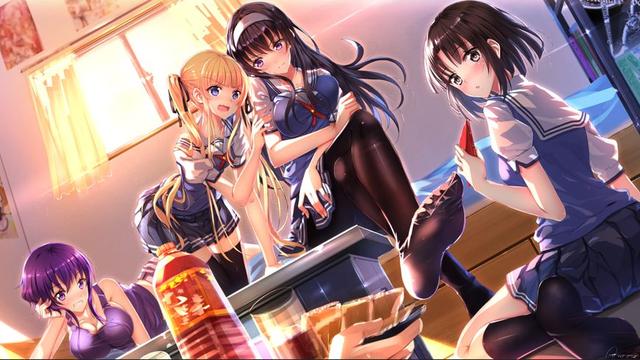 动漫中少女的各式袜子你们分得清吗?别再喊白运动袜叫白丝了!