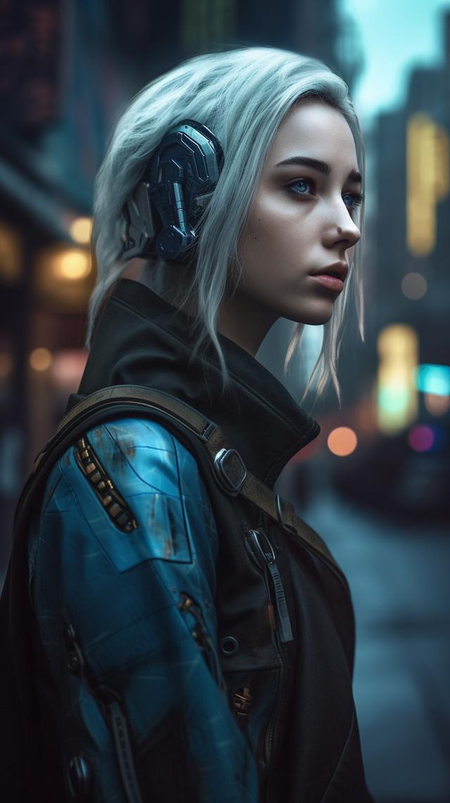 midjourney作畫機(jī)甲少女，咒語記錄