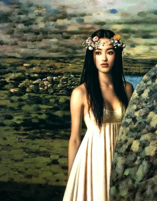 他画了幅“裸女图”,因太美被盗上千万次,有人强行给它穿上衣服