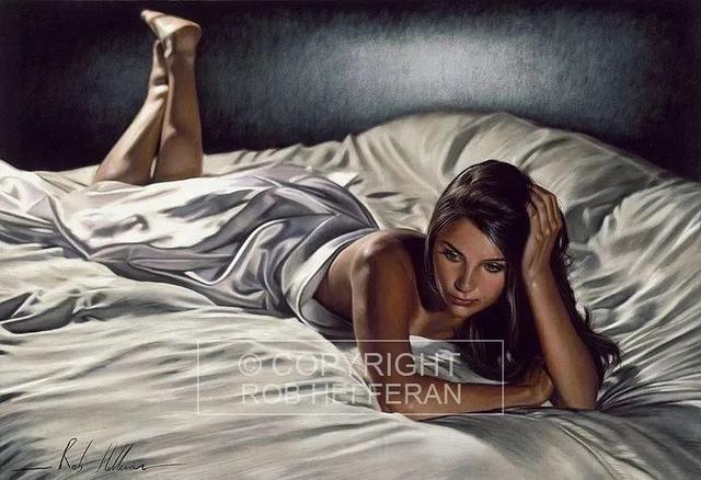 震撼!英国大师笔下超逼真美女人体,如影片般顶级质感,浪漫唯美
