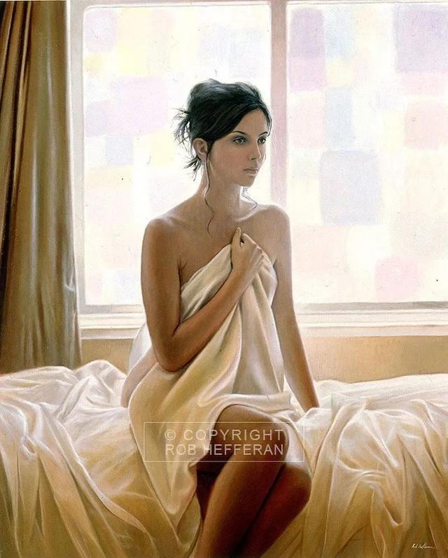 震撼!英国大师笔下超逼真美女人体,如影片般顶级质感,浪漫唯美