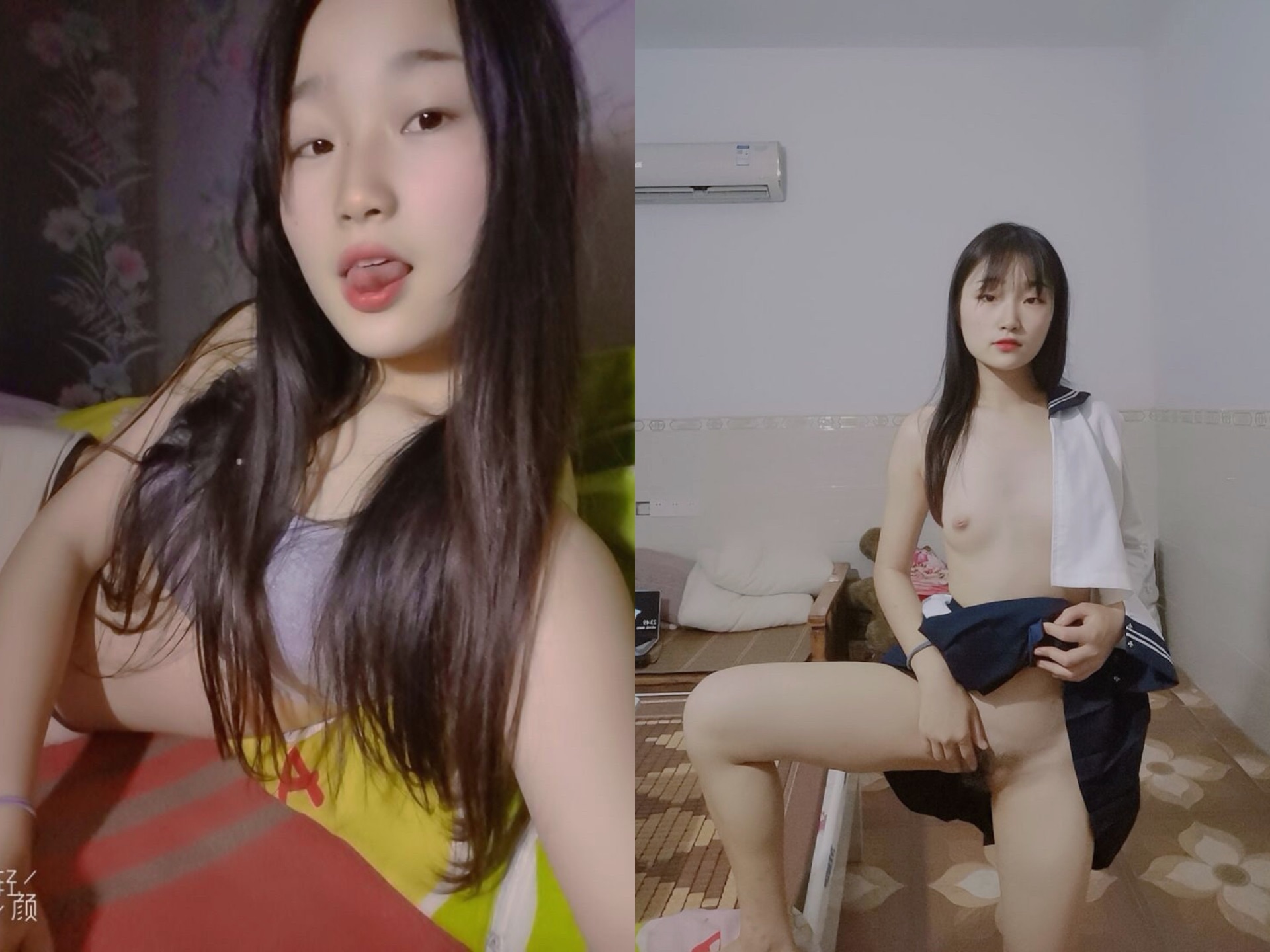 露脸反差婊 清纯女神VS淫荡母狗