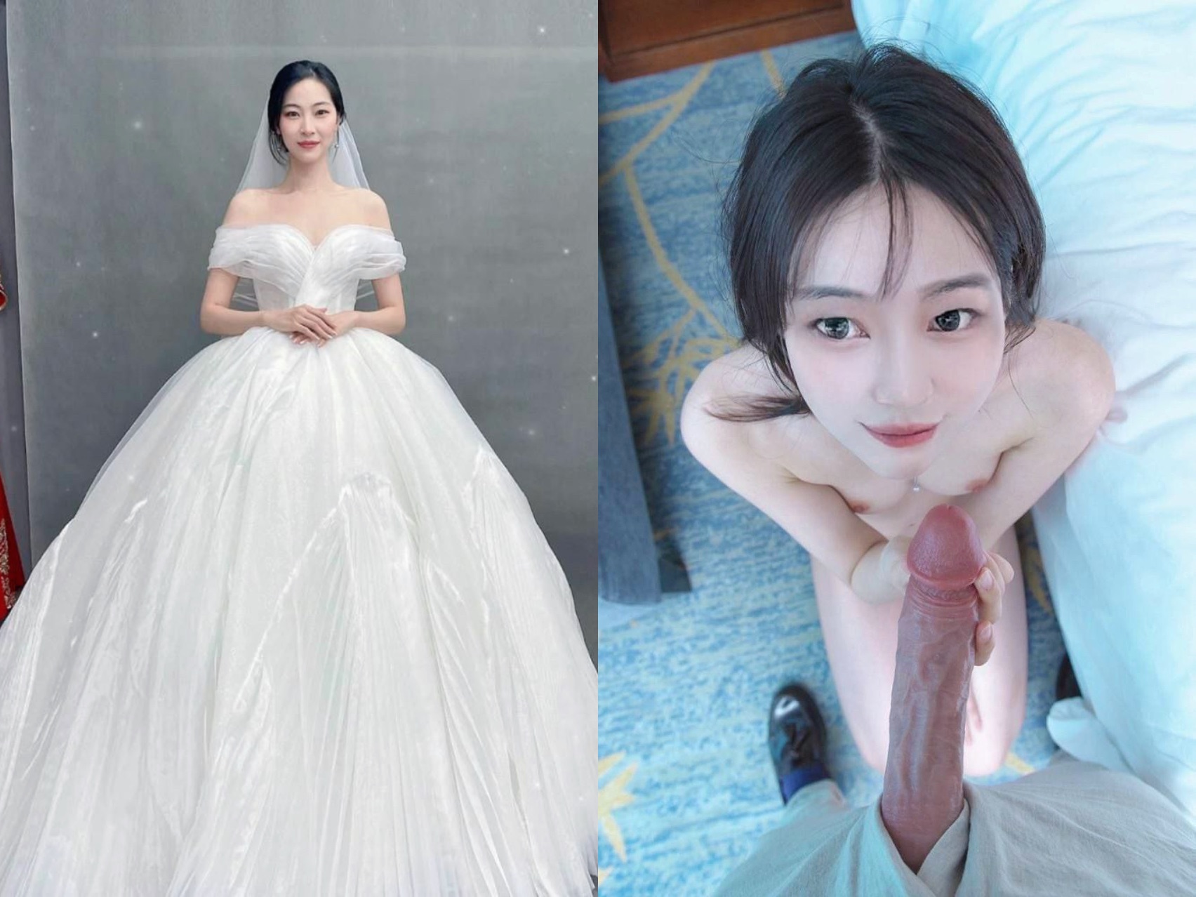 露脸反差婊 清纯女神VS淫荡母狗