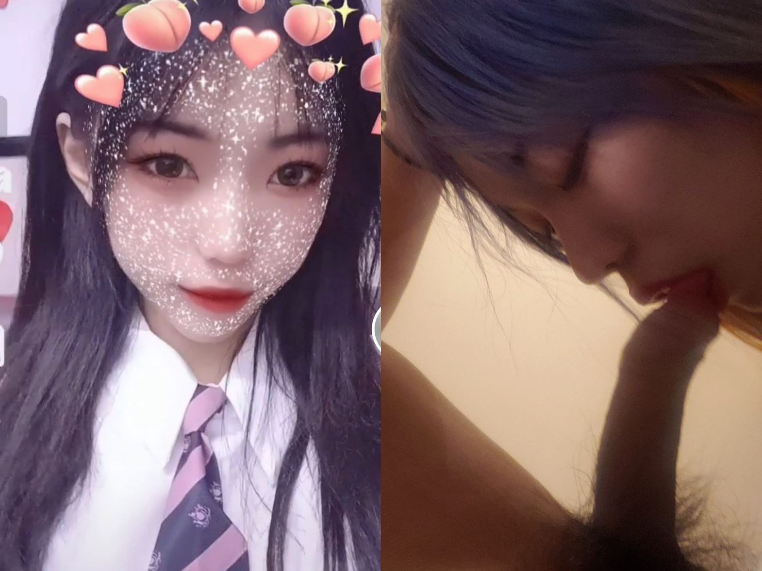 露脸反差婊 清纯女神VS淫荡母狗