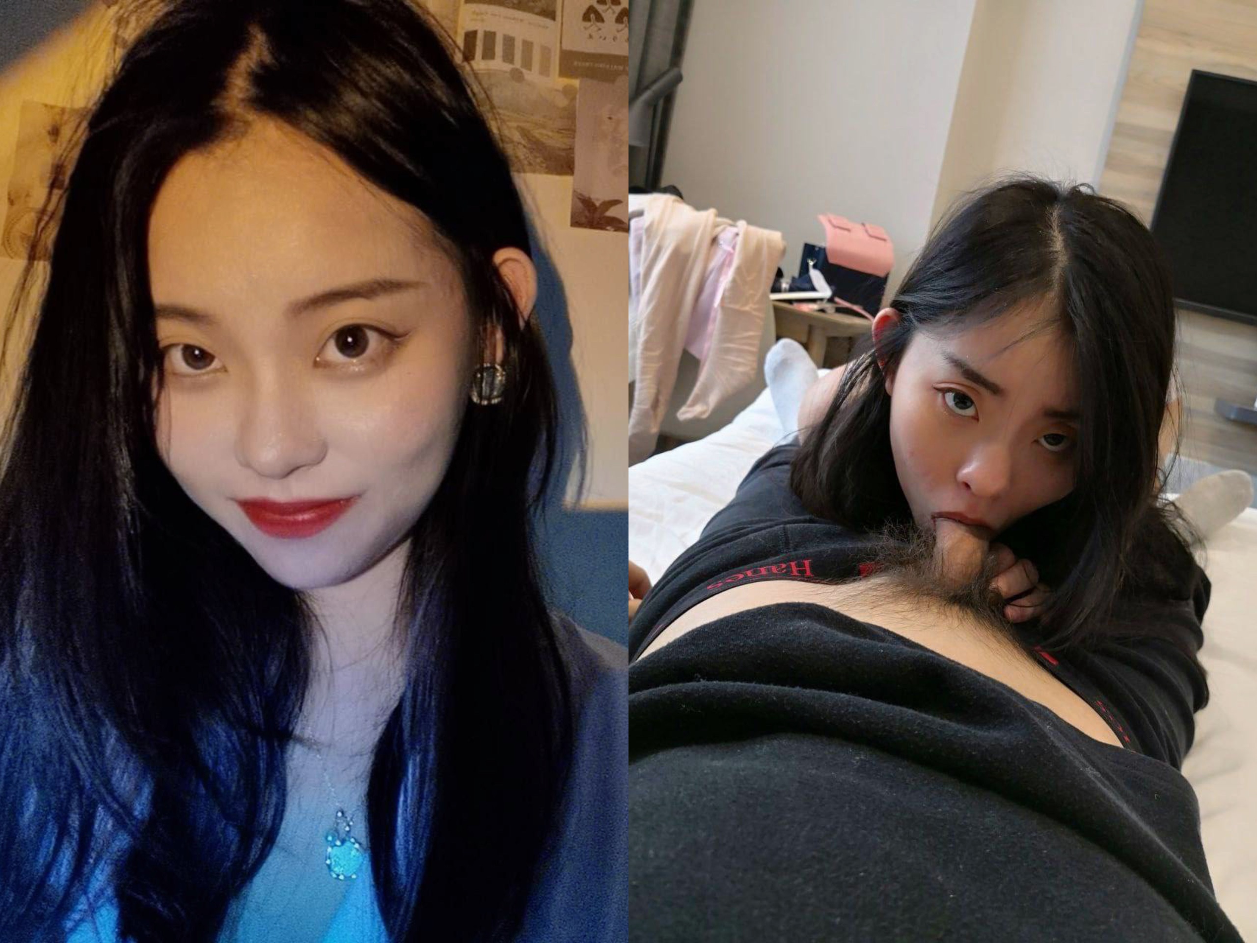 露脸反差婊 清纯女神VS淫荡母狗