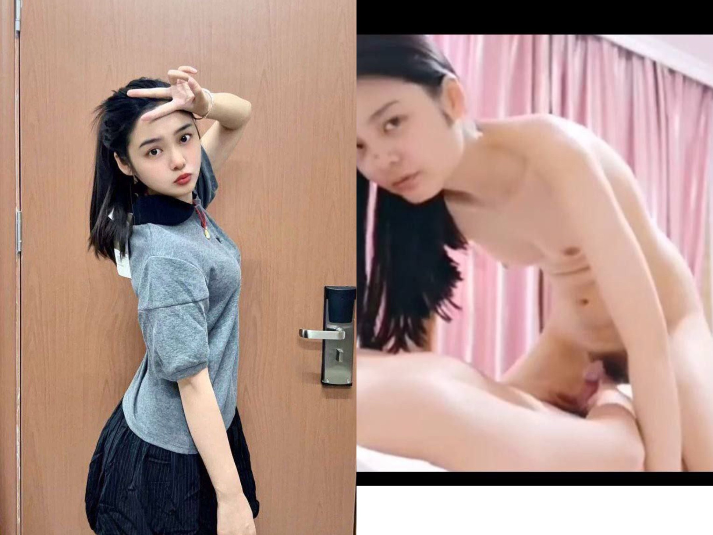 露脸反差婊 清纯女神VS淫荡母狗