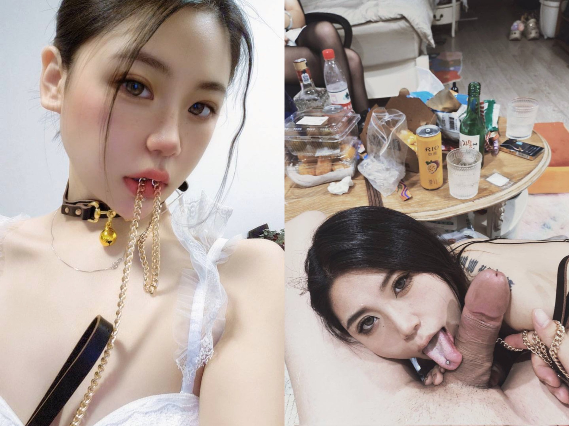 露脸反差婊，清纯少女VS淫荡母狗