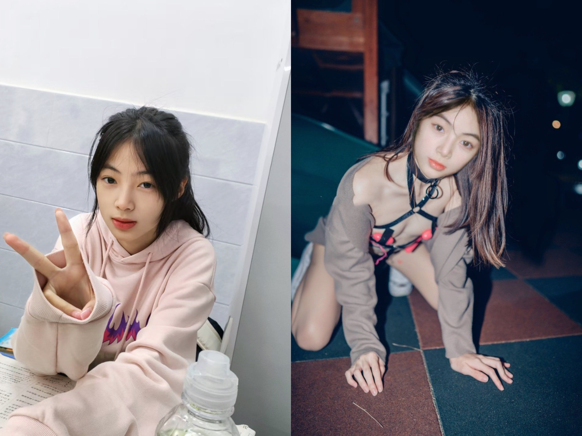 [骚美人]露脸反差婊，清纯女神VS淫荡母狗