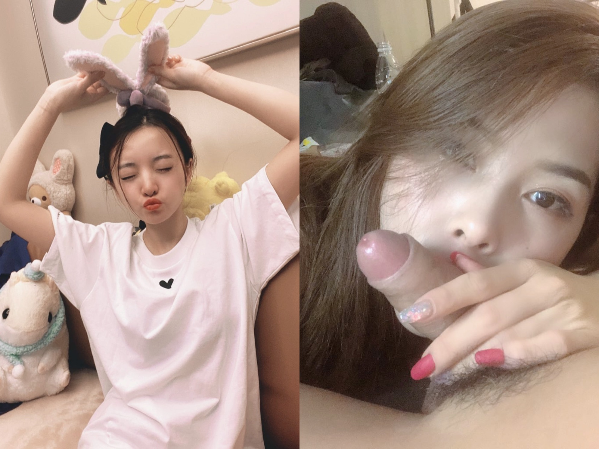 [骚美人]露脸反差婊，清纯女神VS淫荡母狗