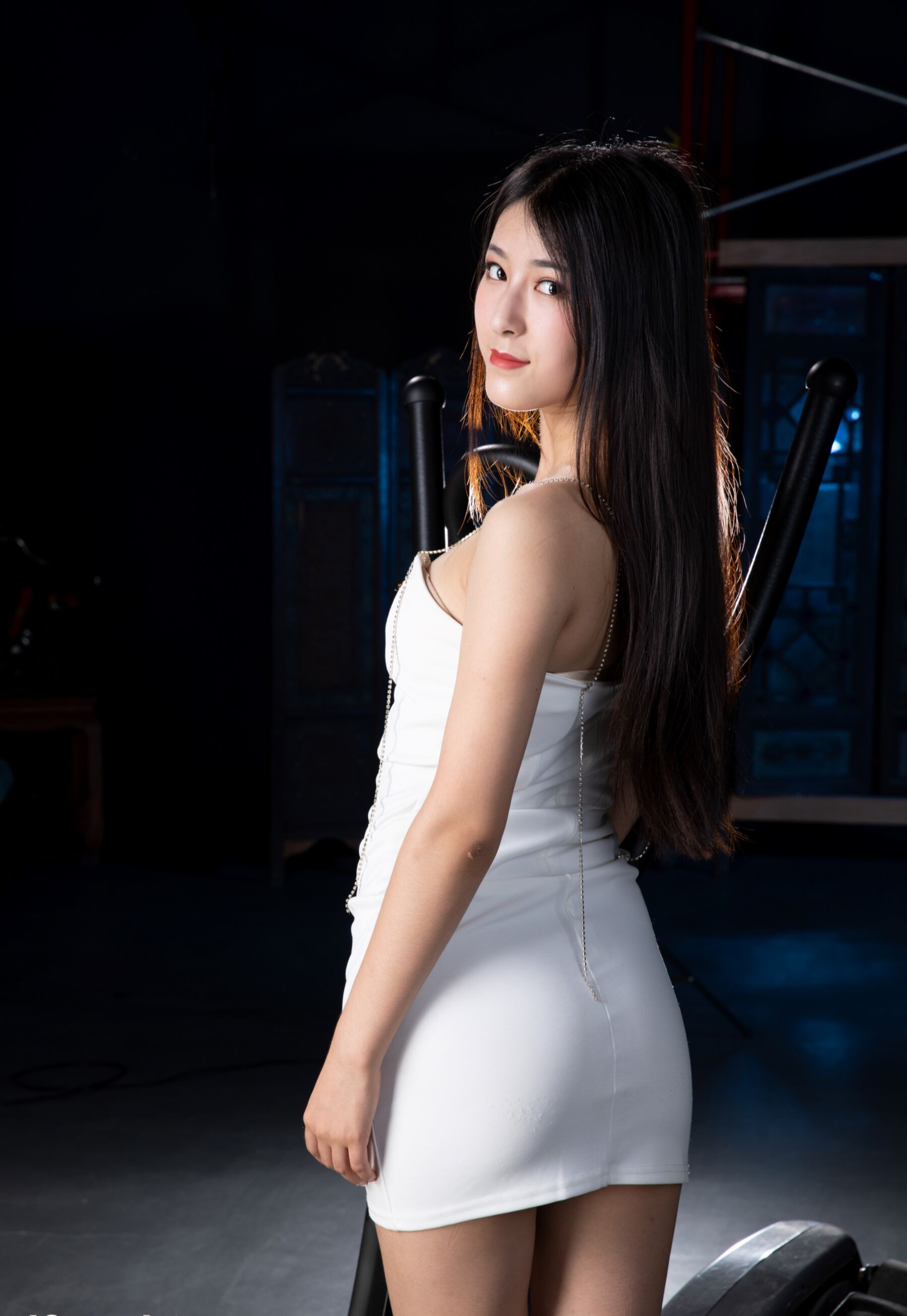 白裙更显妹子的纯