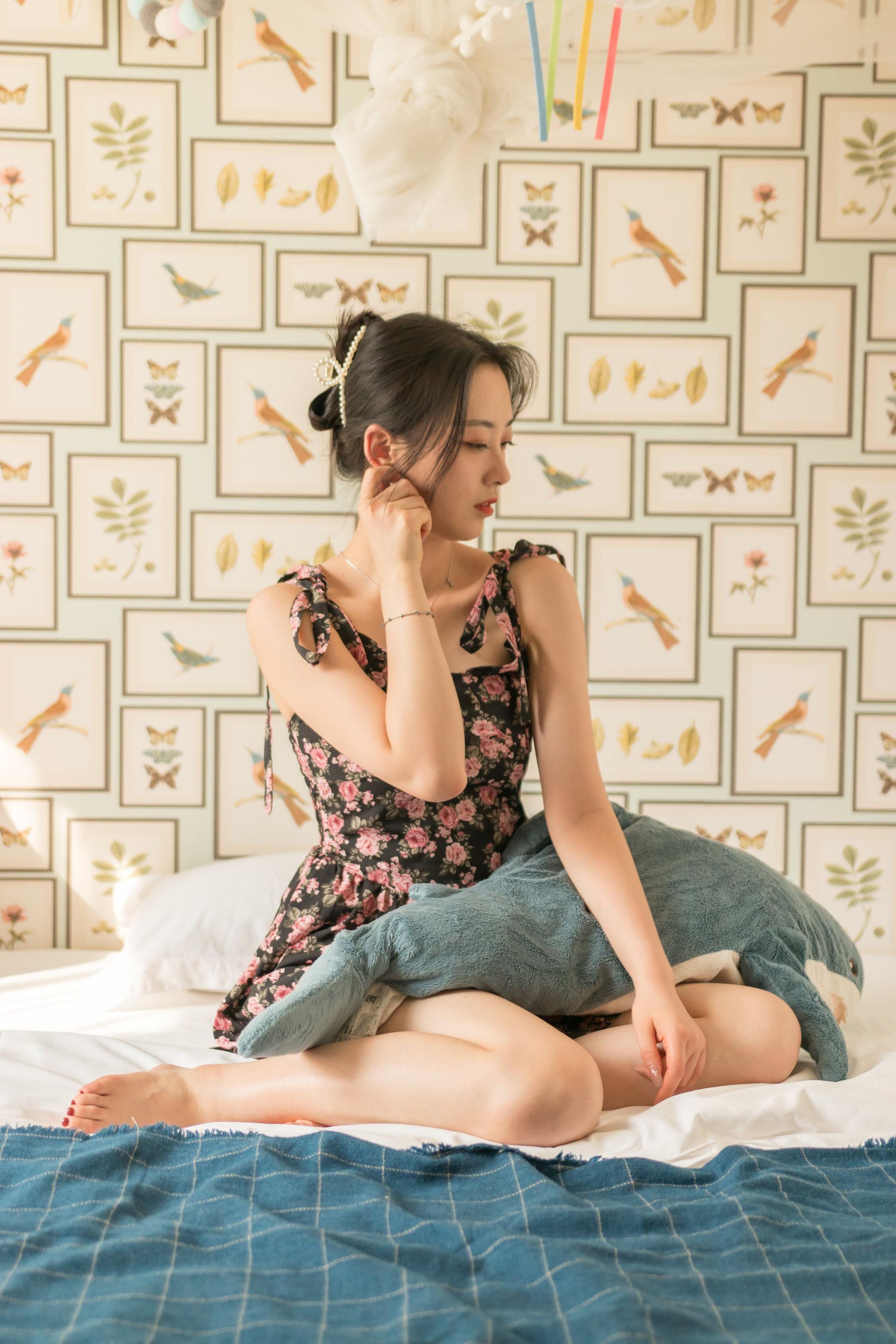 超诱人的碎花裙小姐姐