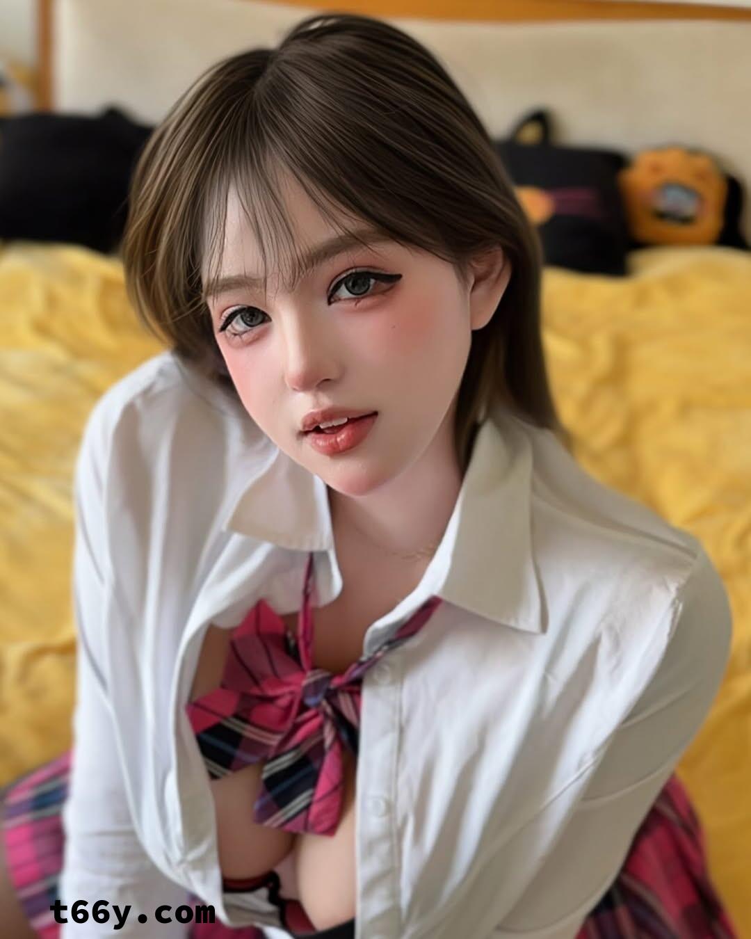 超可爱的邻家少女 蜂腰圆臀完美比例的漫画身材——小优优子