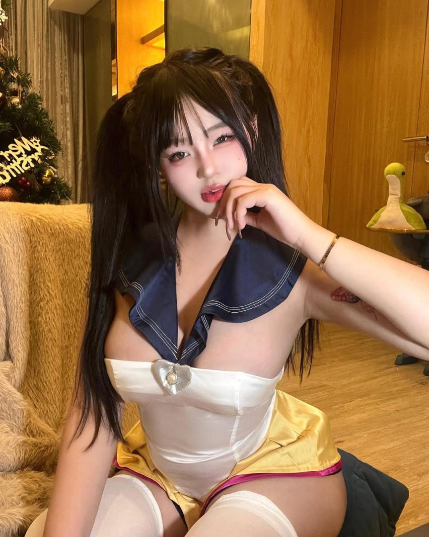 超可爱的邻家少女 蜂腰圆臀完美比例的漫画身材——小优优子