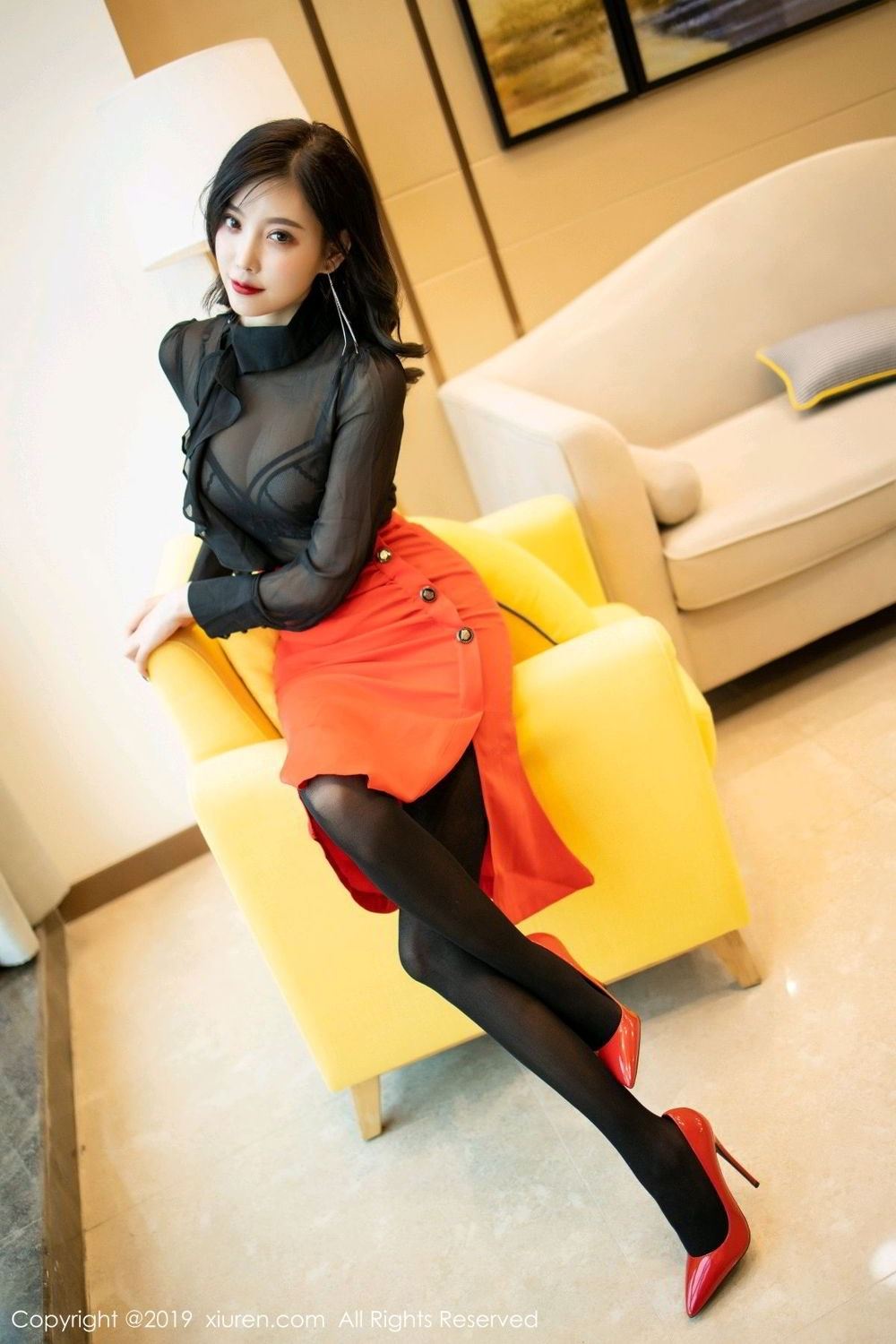 杨晨晨小甜心性感不羁风情写真