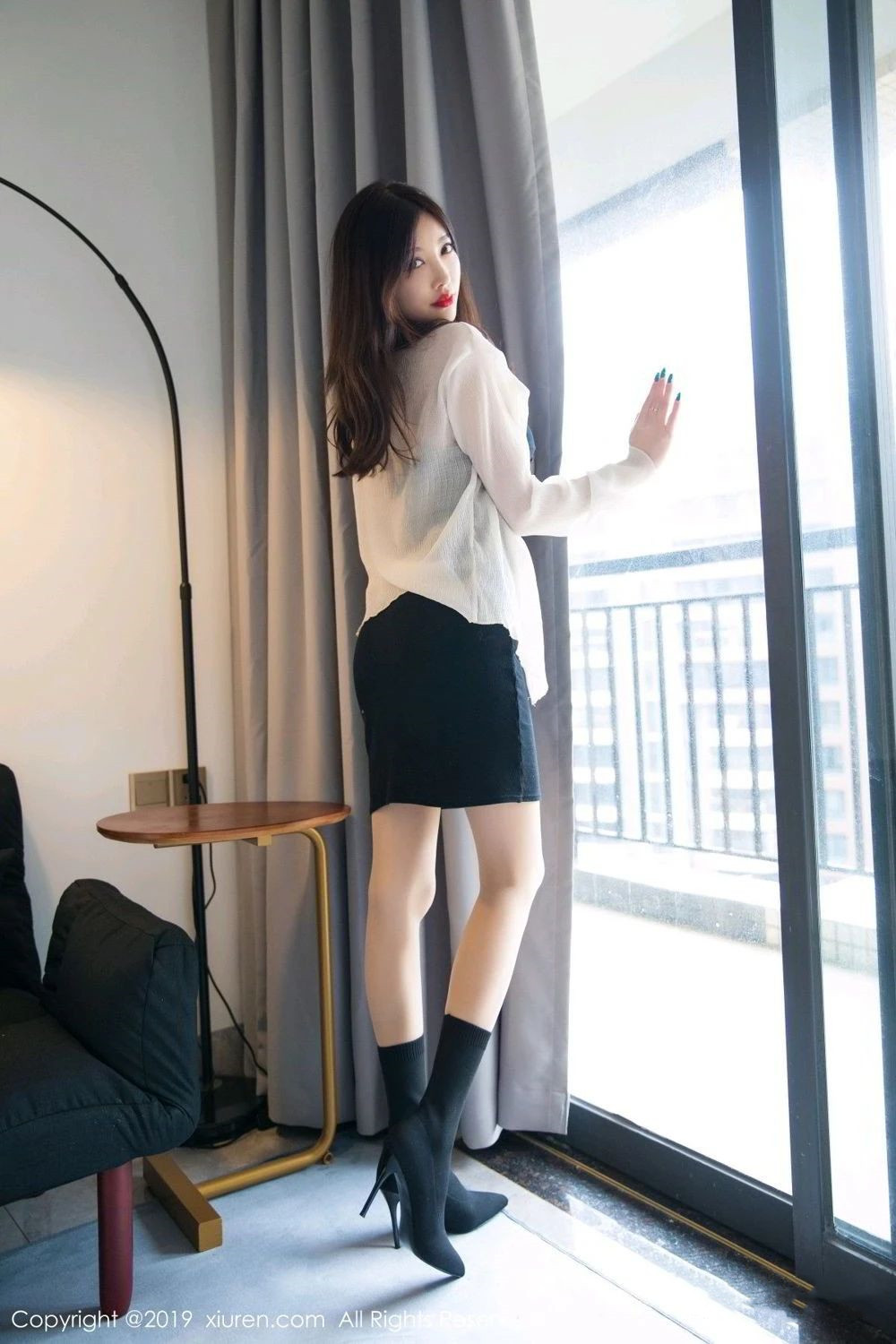 杨晨晨小甜心性感不羁风情写真