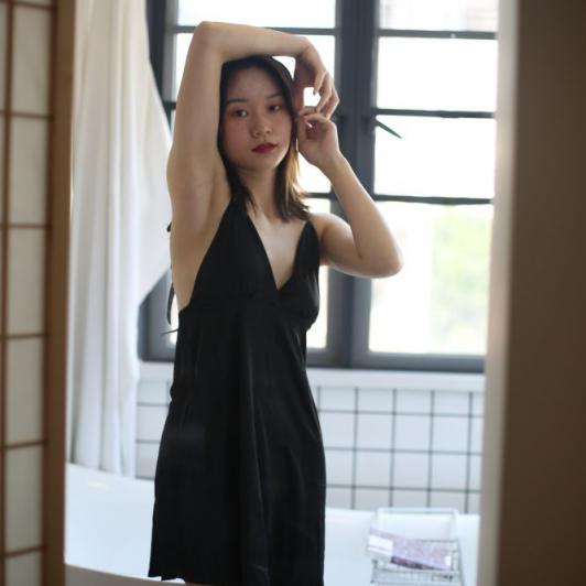 气质黑裙良家小姐姐