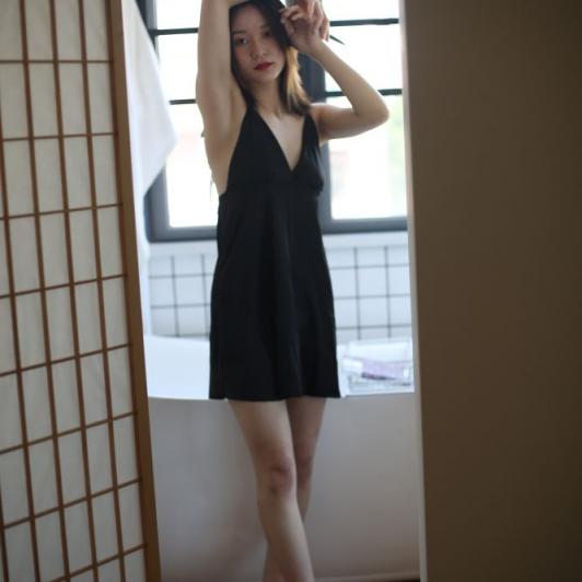 气质黑裙良家小姐姐