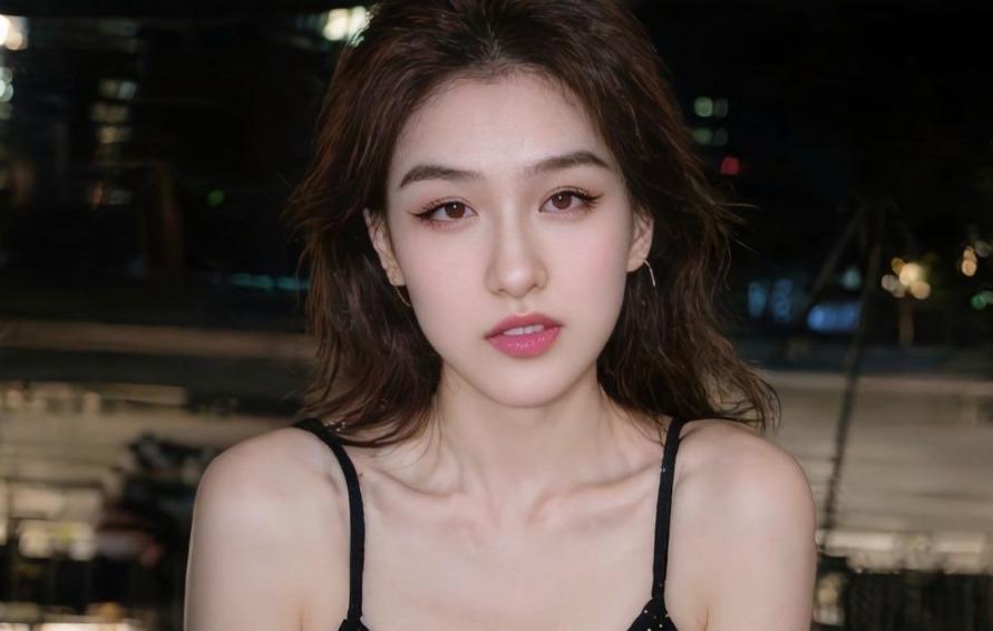 明眸皓齿眉目传情的女神