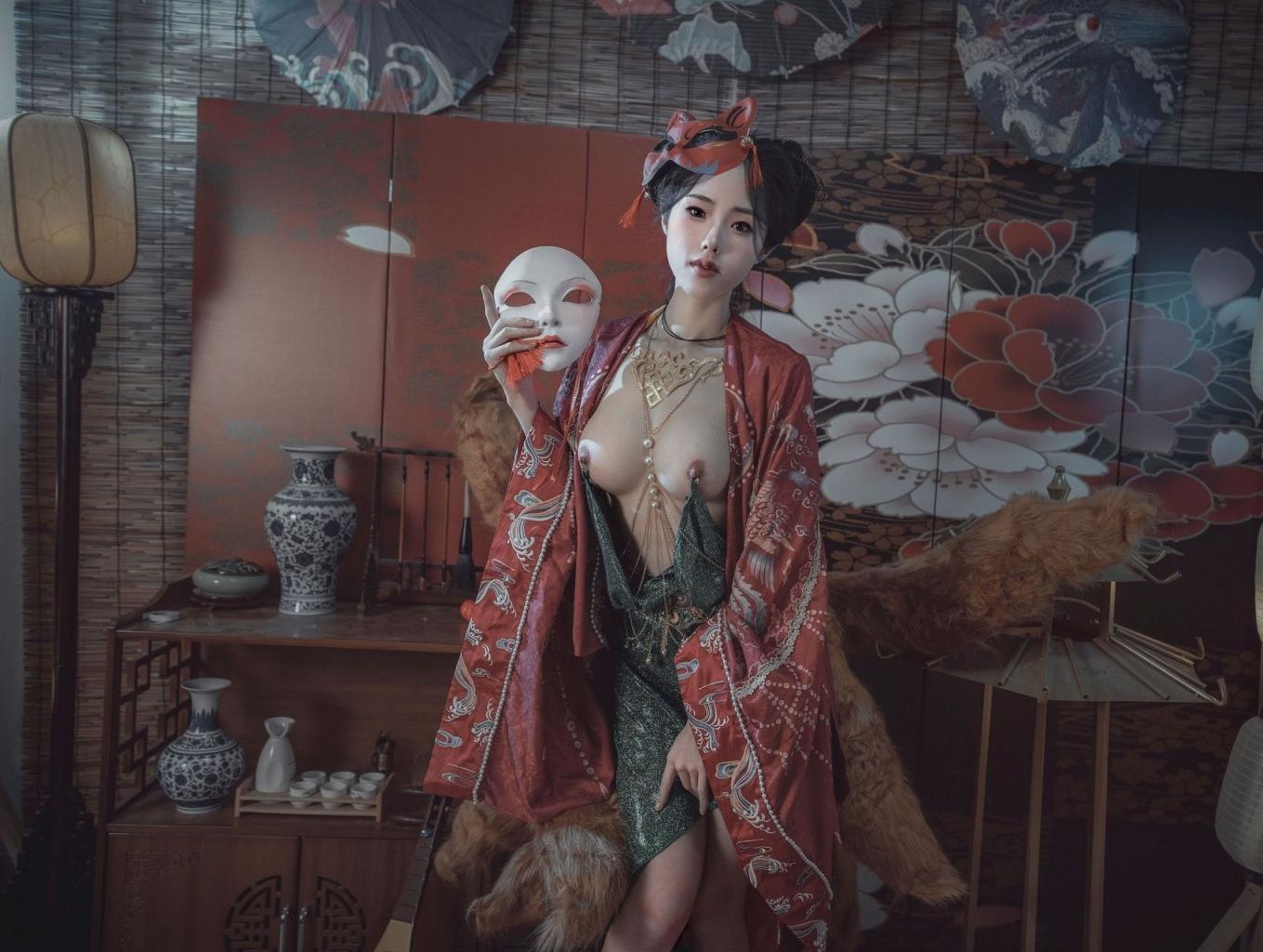 青丘赤狐传说真人壁纸版