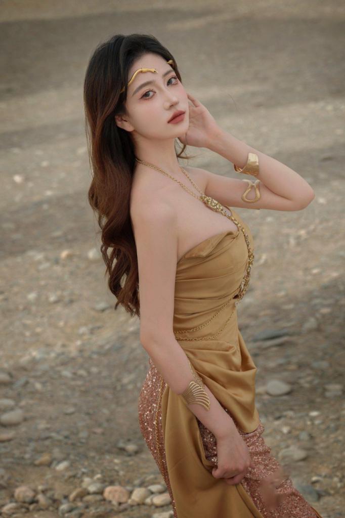 废墟，黄沙美人古希腊风