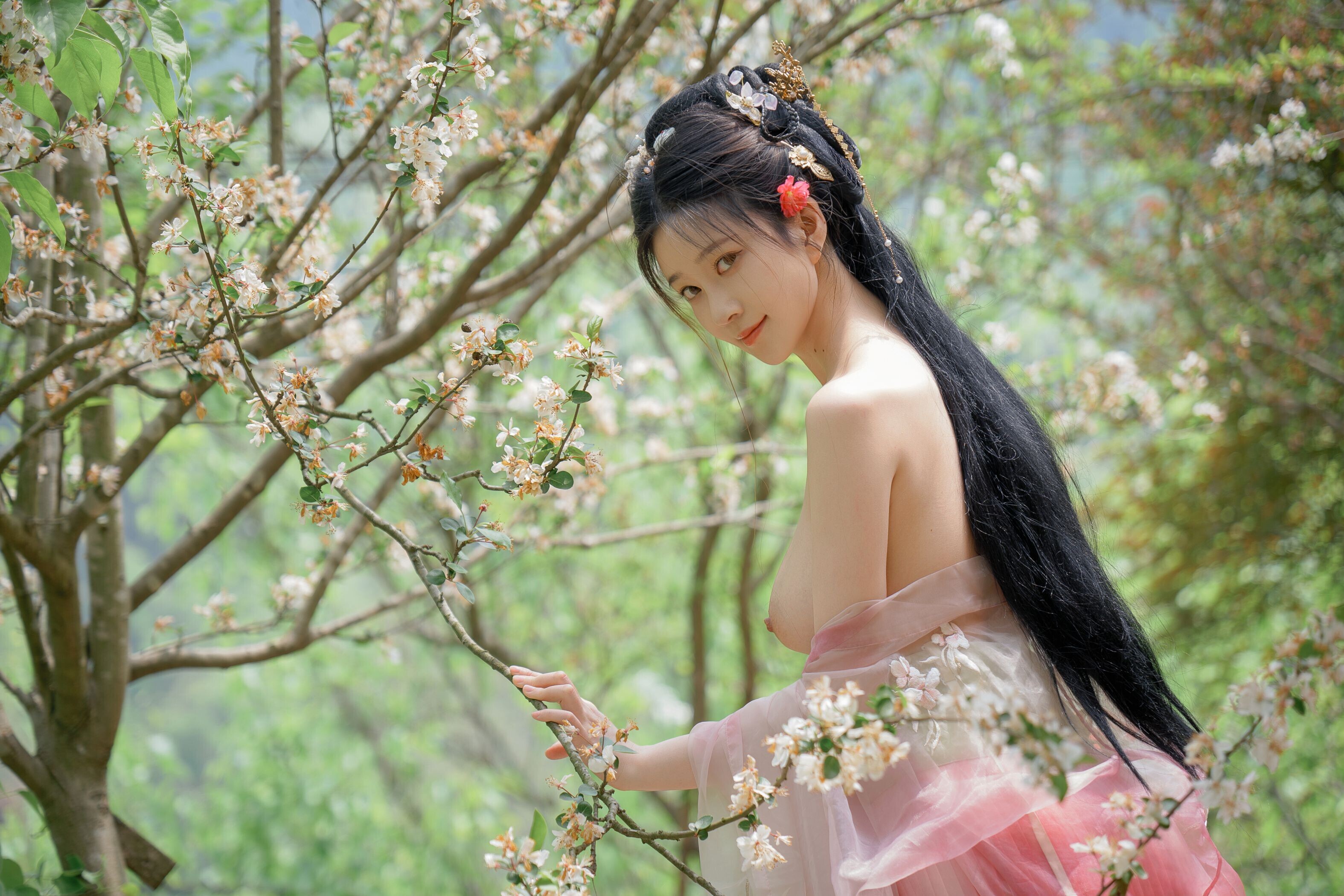 海棠仙，粉红海棠神仙美人