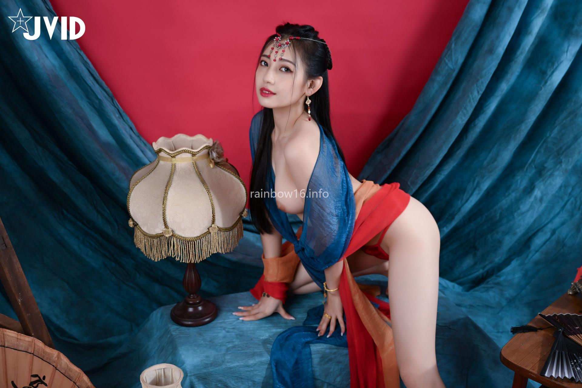 夏暮光，裸体女神敦煌风格造型